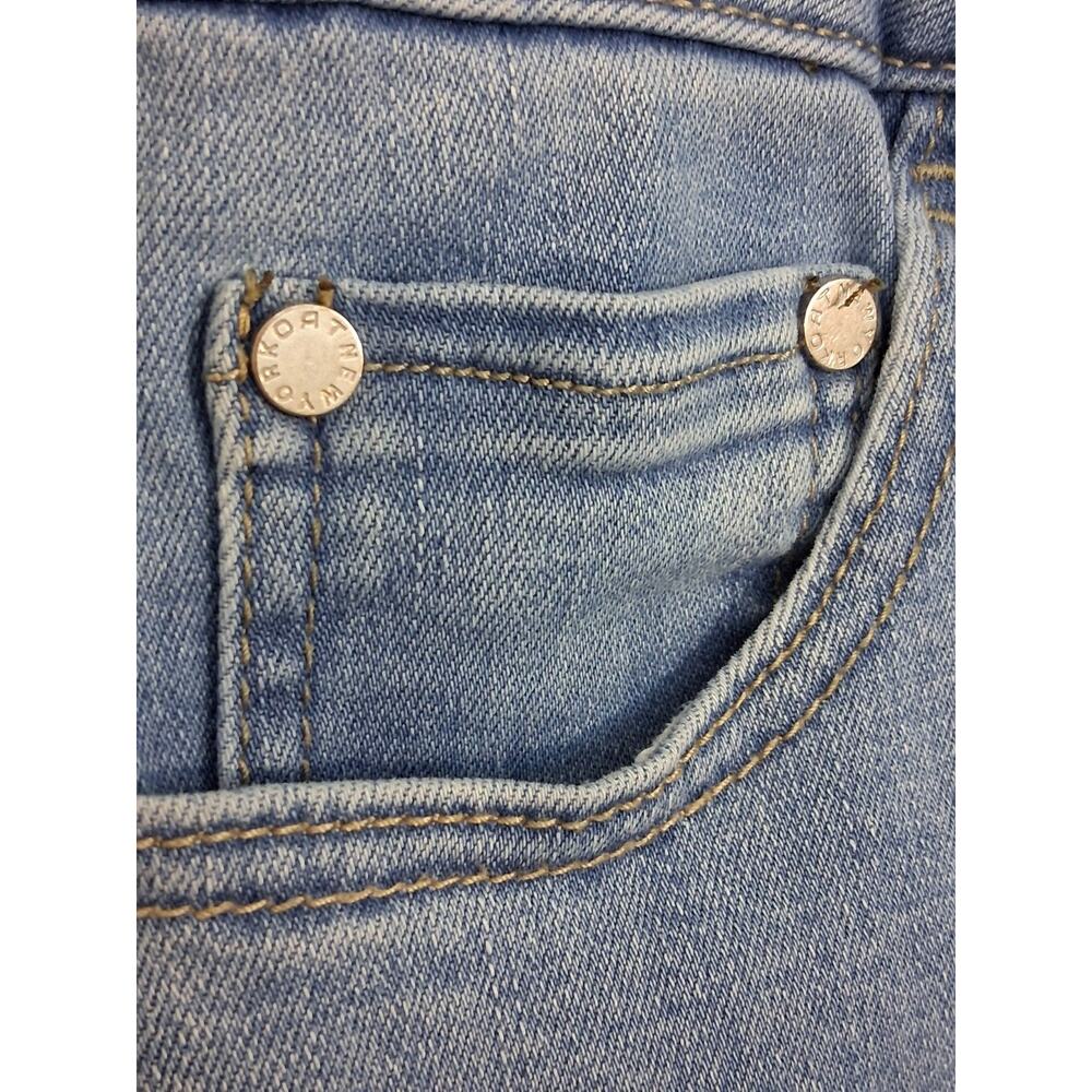 OAT New York Denim Midi Skirt – Women’s Size 6 / 28 – Front Slit - Picture 7 of 8
